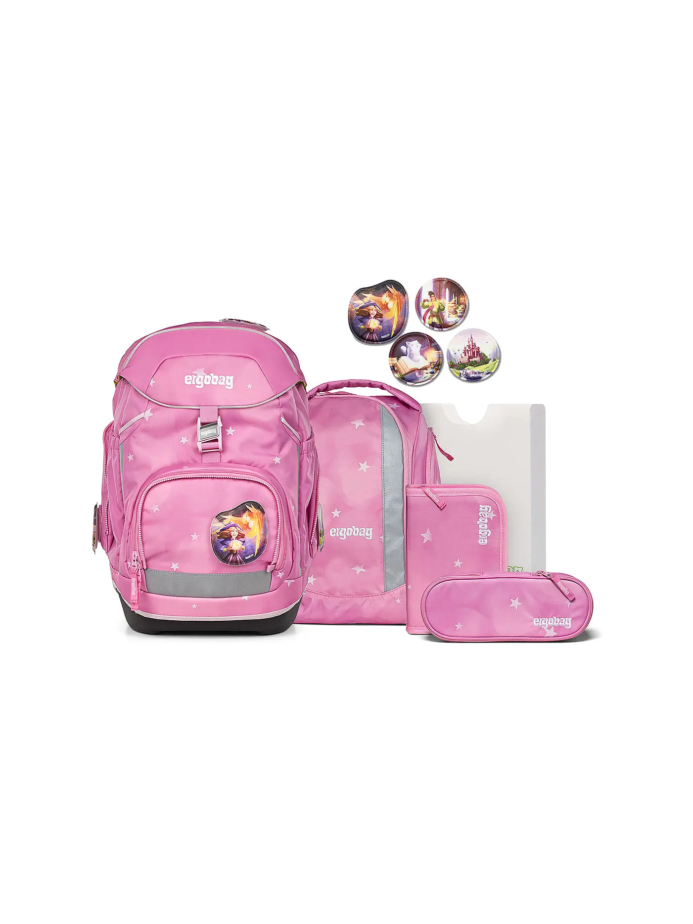 ERGOBAG | Schultasche Set 6tlg Pack Wolkenzauber | 